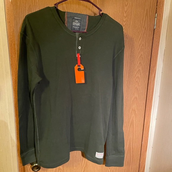 NWT SuperDry 1/4 Button Up Thermal - Picture 1 of 3